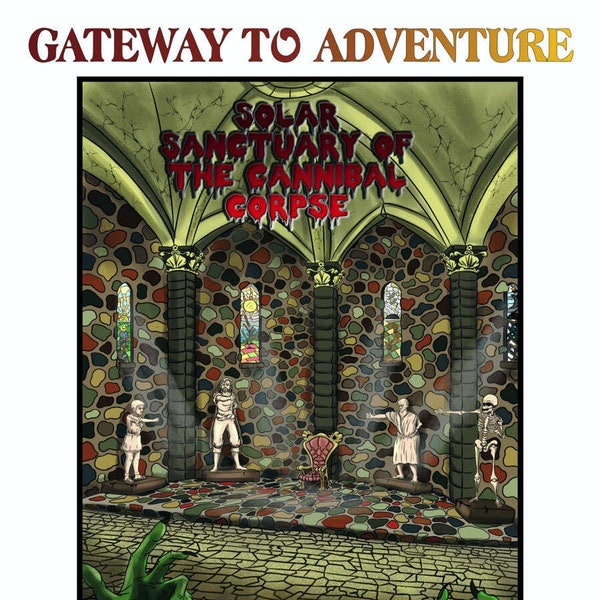 Solar Sanctuary of the Cannibal Corpse: Module for Old-School Essentials and Classic D&D