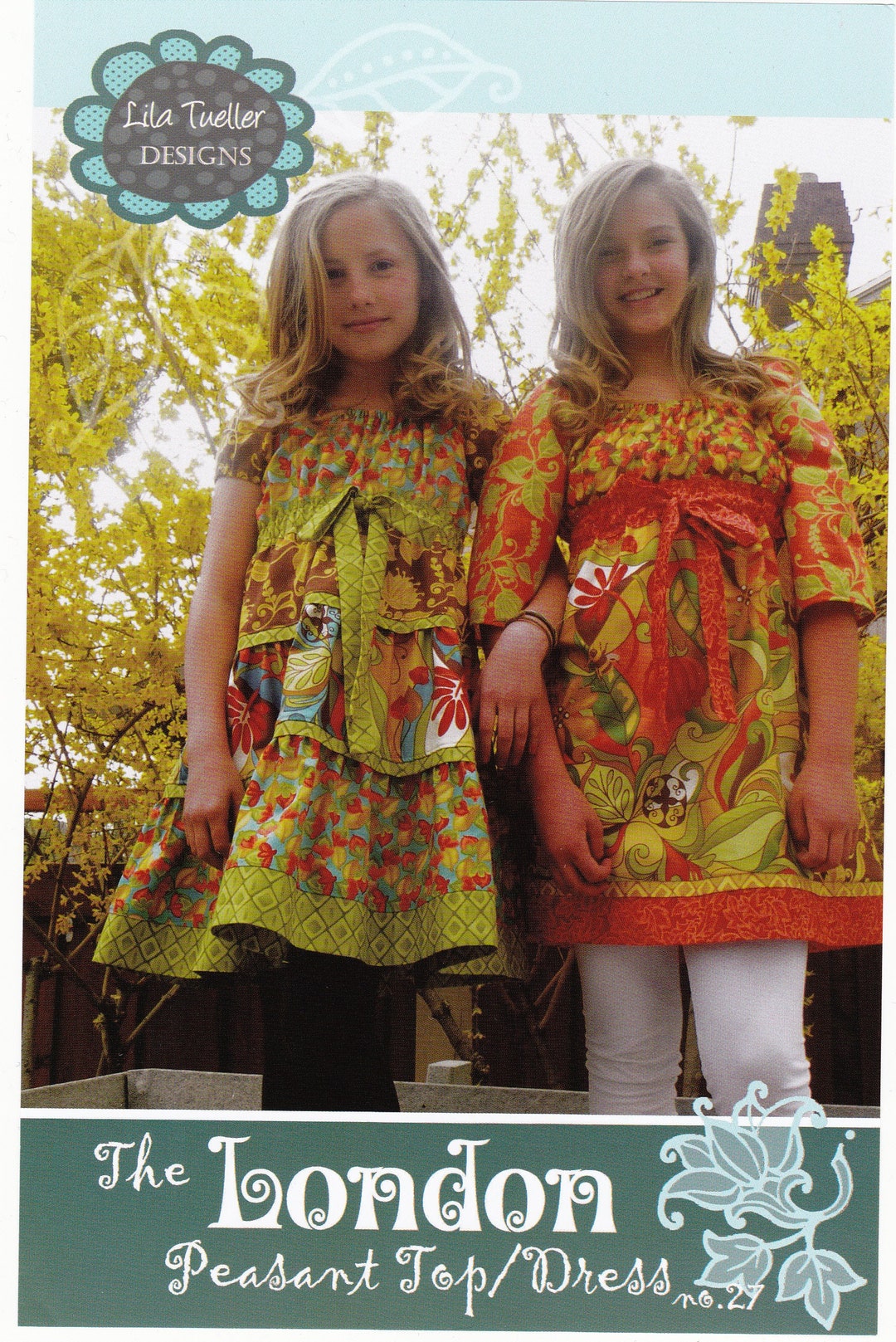 The London Peasant Top/dress Sewing Pattern - Etsy