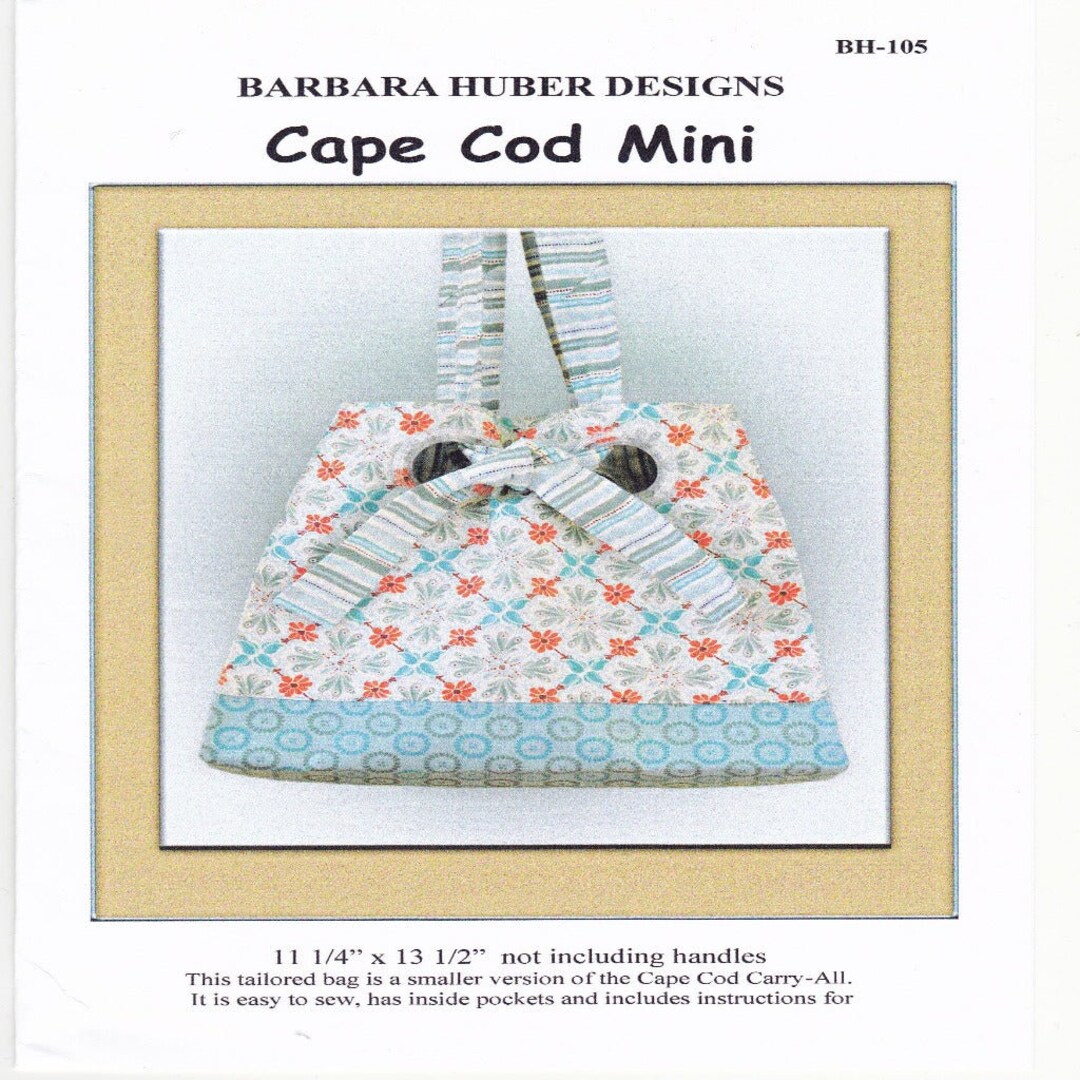 Cape Cod Mini Bag Sewing Pattern - Etsy