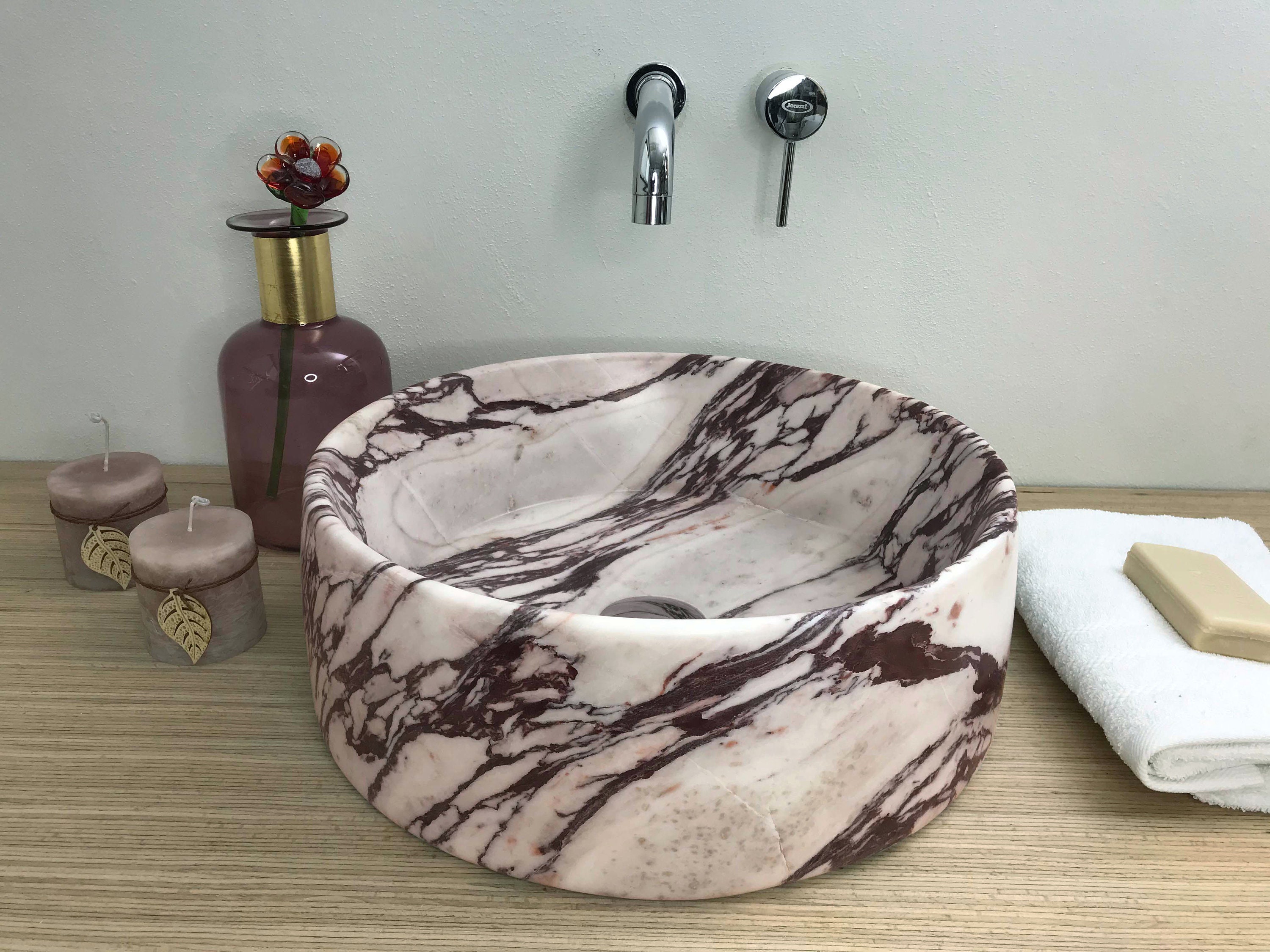 Marble Vessel Bathroom Sinks Rispa