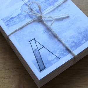 Tarjetas del alfabeto ilustradas, juego completo A -Z