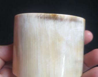 Natural Buffalo White Horn Cuff Bracelet Horn Bangle Bohemian Cuff Jewelery Beautiful Traditional Bracelet For Christmas Birthday Party Gift