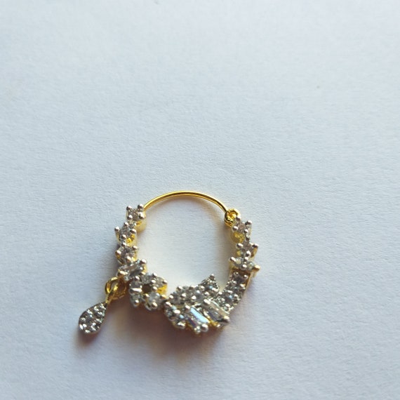 Buy Bridal Nose Ring, Gold Plated Nath, Indian Wedding Nose Ring Online in  India - Etsy