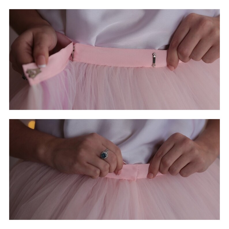 tulle skirt train