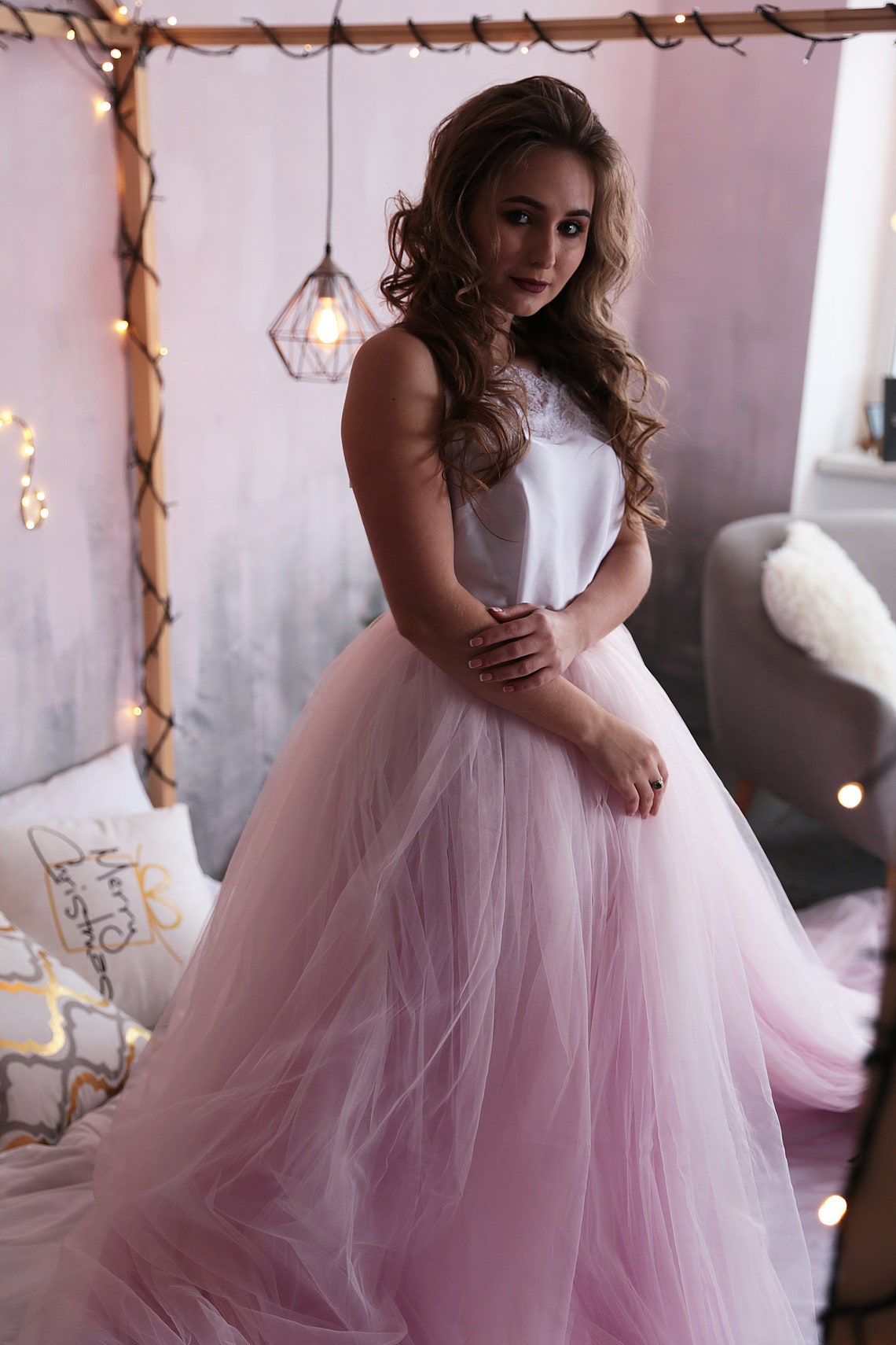 Detachable Tulle Bridal Skirt / Overskirt With Long Train/ | Etsy