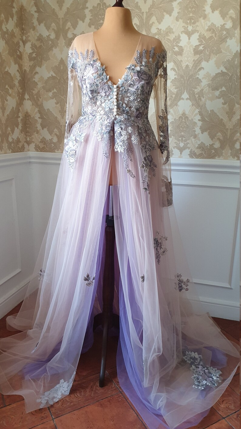 Lavender Lace Maternity Dress for Photo Shoots Flower Lace Etsy