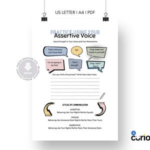Assertive Communication Worksheet: Social Skills Activity for Kids (PDF ...
