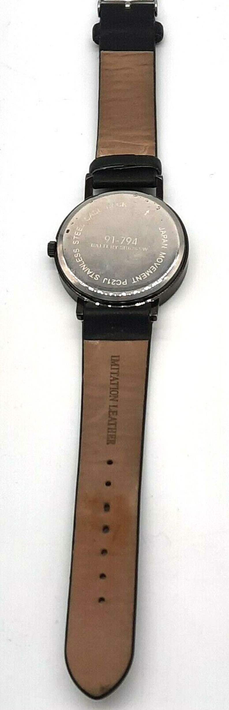 Japan Movement Mens Watch PC21J Analog Quartz Stainless Steel Etsy