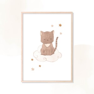 Pósteres para habitación infantil, impresión digital, set PDF A4 y A5, decoración de paredes, género neutro