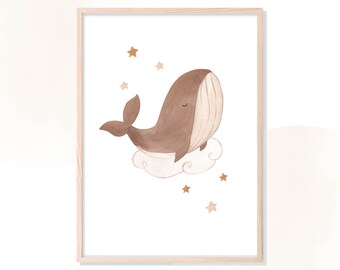 Nursery Posters Digital Print PDF Set A4 & A5 Wall Decor Gender Neutral