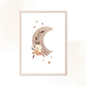 Pósteres para habitación infantil, impresión digital, set PDF A4 y A5, decoración de paredes, género neutro