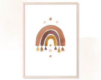 Nursery Posters Digital Print PDF Set A4 & A5 Wall Decor Gender Neutral