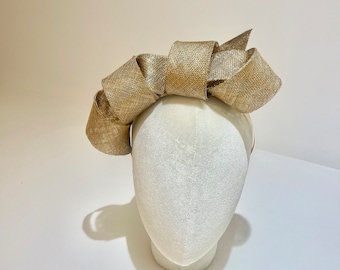 Gold fascinator ( Ella) available in different colours