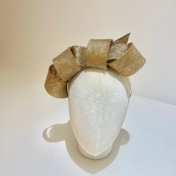 Gold fascinator ( Ella) available in different colours