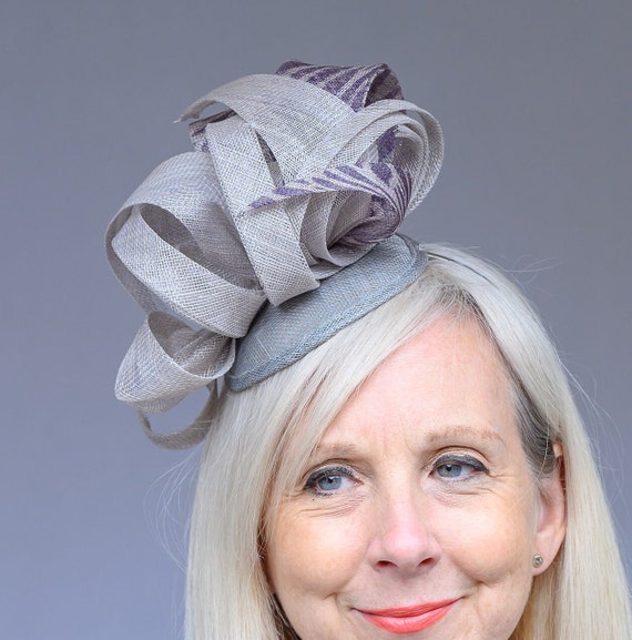 Grey and Zebra Fascinator | Etsy Ireland