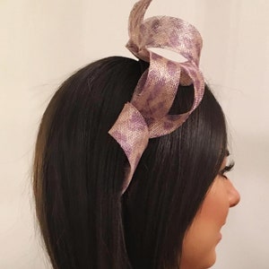 Leopard print headband fascinator (available in different animal prints and different colours)