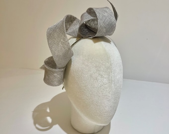 Silver (pale grey) fascinator: Lainey. Available in different colours