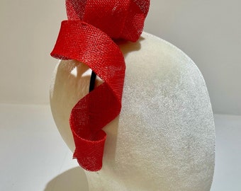 Red fascinator (India) Available in different colours