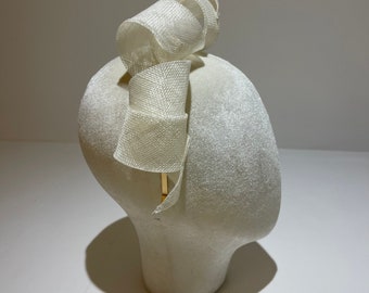 Bridal fascinator (Amalfi) available in white, cream and ivory