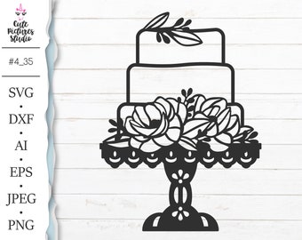 Download Tiered Cake Svg Etsy