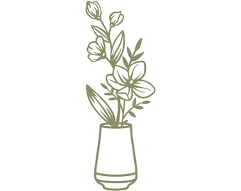 Download Flower Vase Svg Etsy PSD Mockup Templates