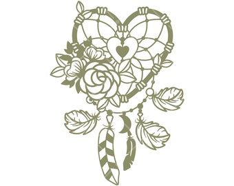 Free Free 94 Sunflower Butterfly Feather Dream Catcher Svg SVG PNG EPS DXF File