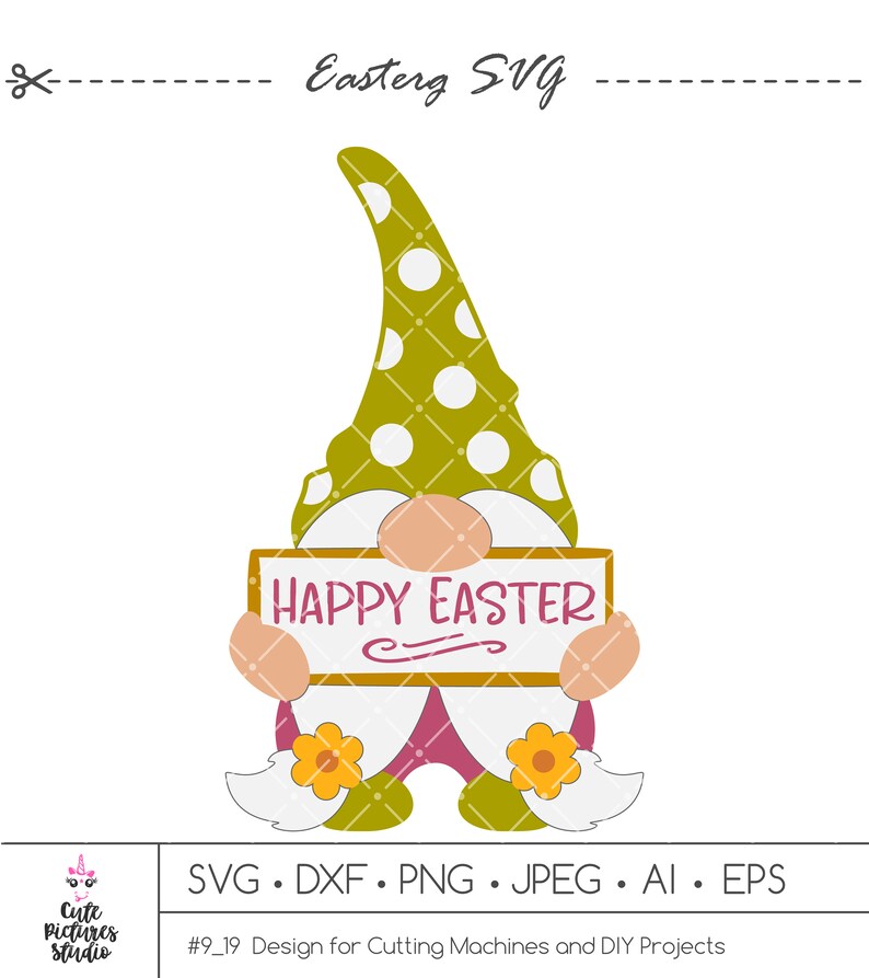 Download Easter gnome SVG Bundle Gnome set svg Spring gnome SVG png ...