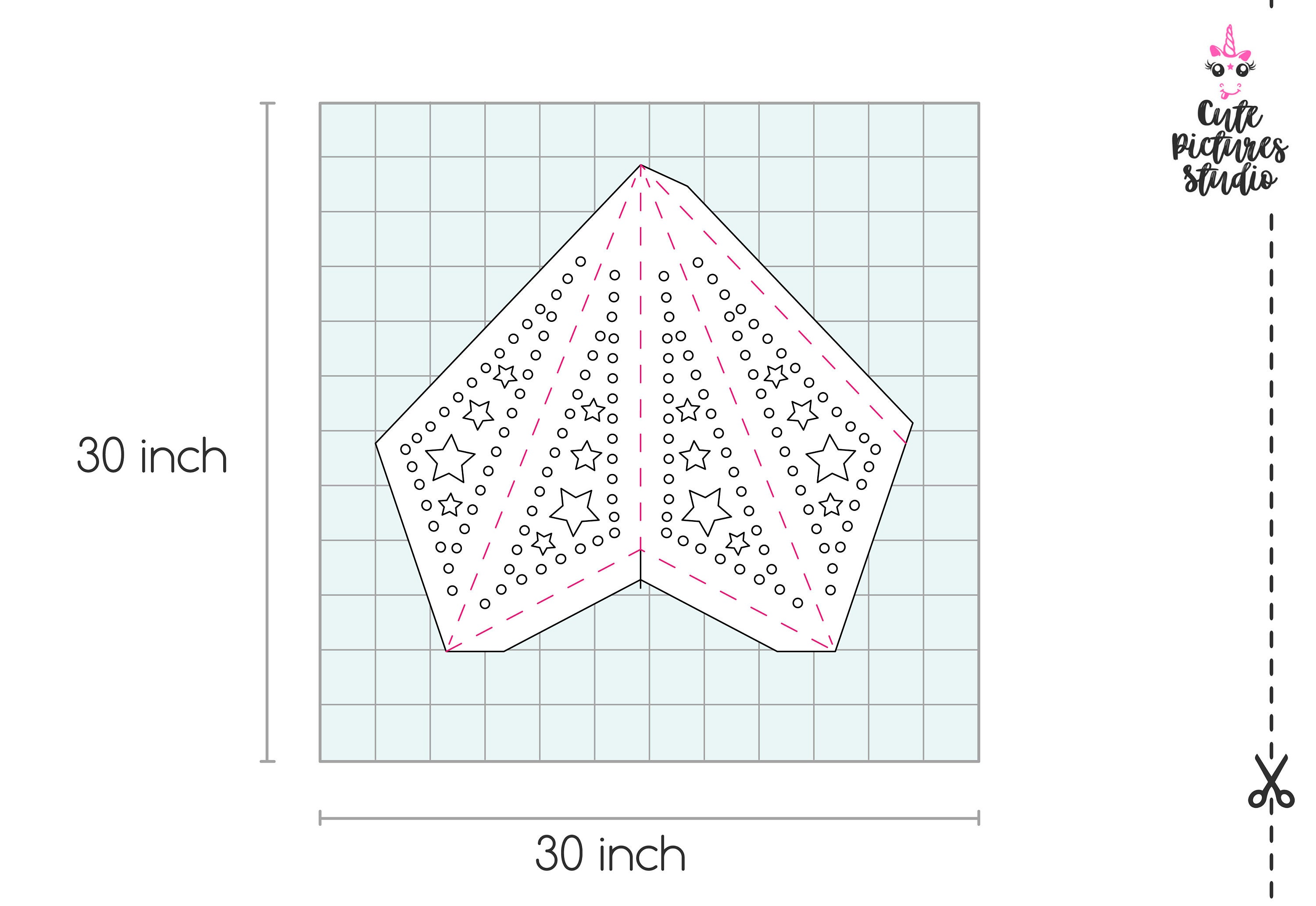 3D Paper Star Lantern Cricut SVG Cut File Flashlight Star 3D Etsy Canada