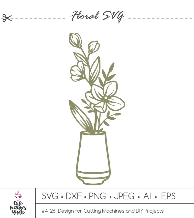 Free Free Flower Vase Svg File 347 SVG PNG EPS DXF File