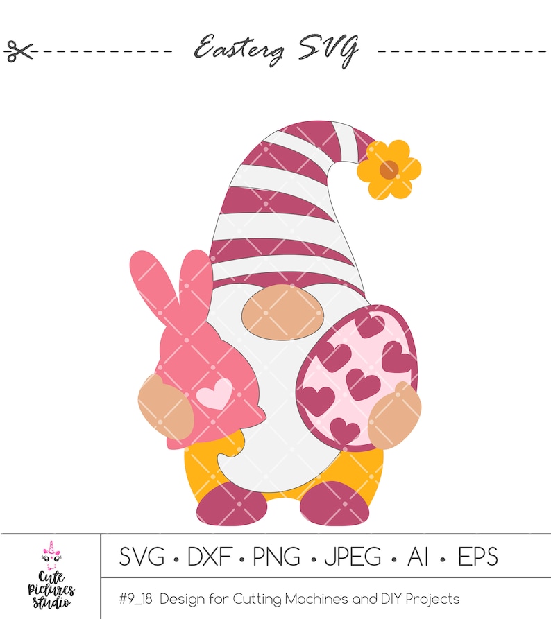 Easter gnome SVG Bundle Gnome set svg Spring gnome SVG png | Etsy