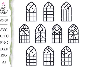 Church Windows Svg Etsy