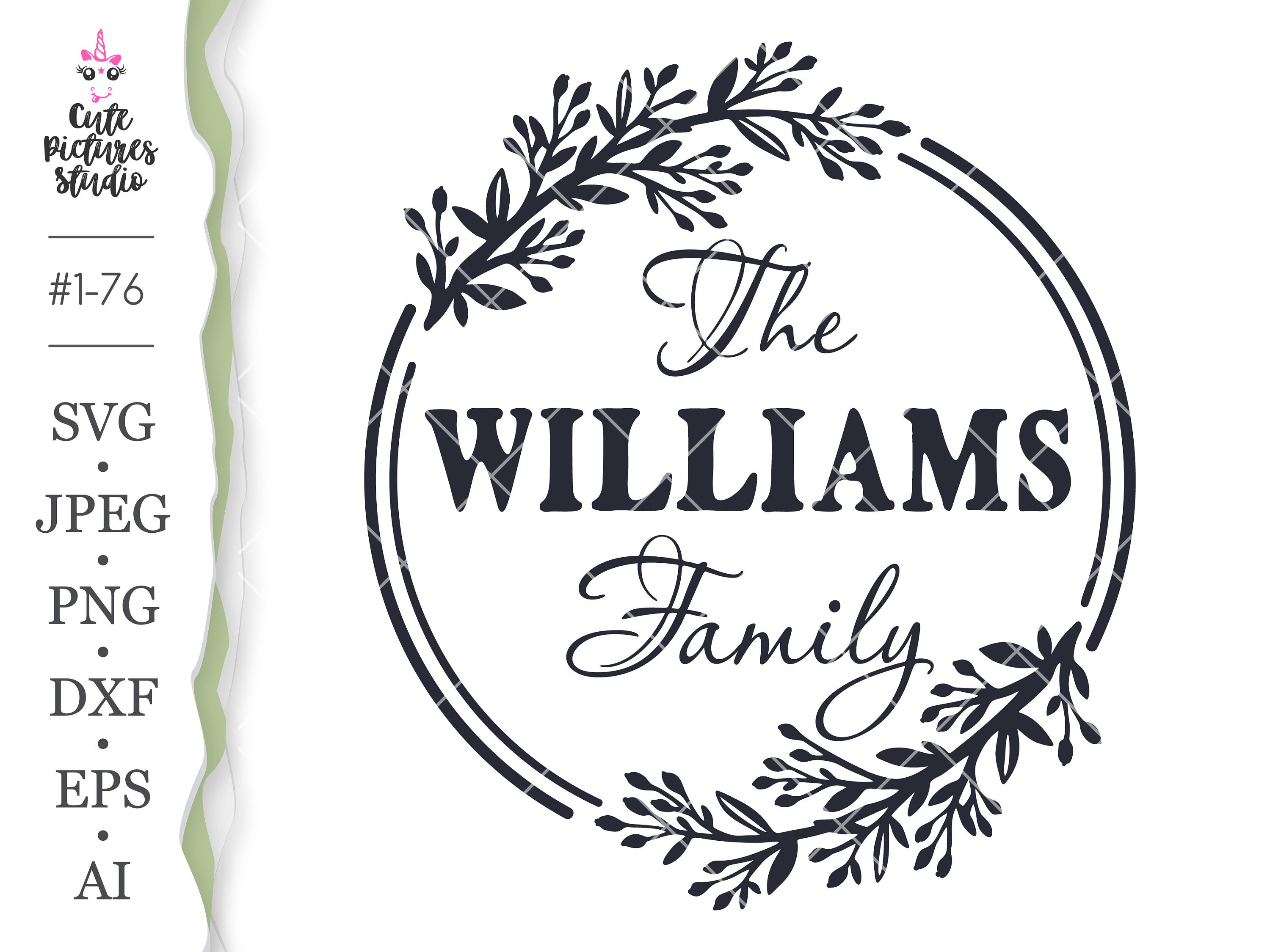 Wreath svg Family monogram Cricut svg Graceful wedding monogram frame SVG cut file heart Monogram Svg file Floral monogram Cricut svg