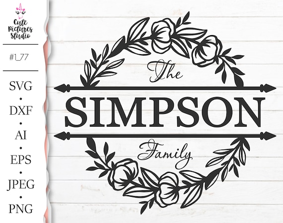 Free Free 178 Family Split Monogram Svg SVG PNG EPS DXF File