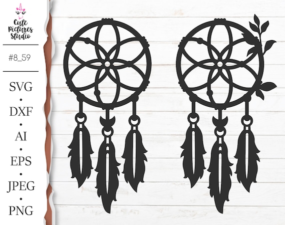 Download Dreamcatcher Svg File Boho Dreamcatcher Svg Dreamcatcher Cut Etsy