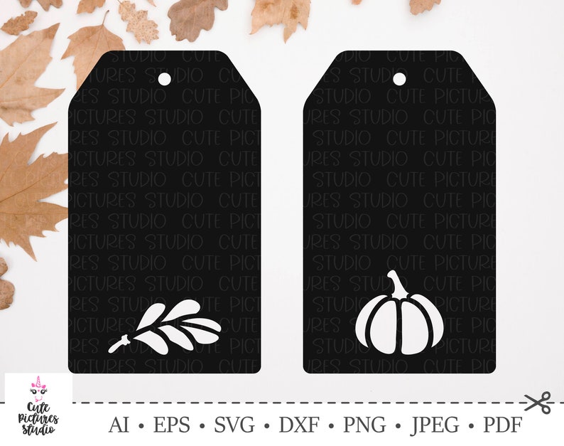 Download Free Gift Tag Svg Thanksgiving Gift Tag Svg Thankful Svg Oak Etsy SVG DXF Cut File