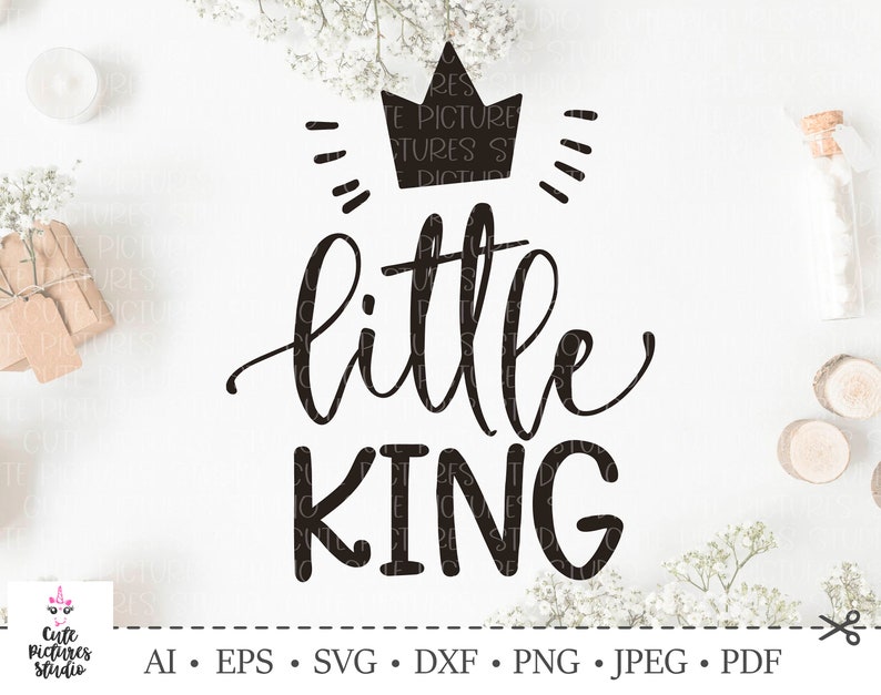 Download Little King SVG. Baby Boy Svg. Baby onesie SVG. Newborn ...