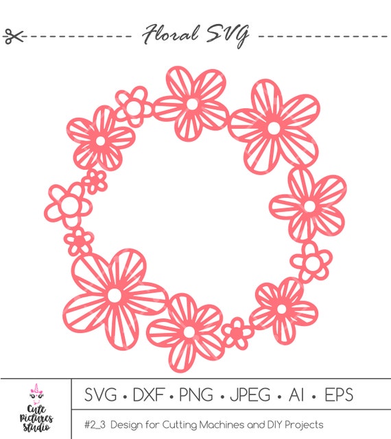 Free Free 271 Flower Monogram Frame Svg SVG PNG EPS DXF File