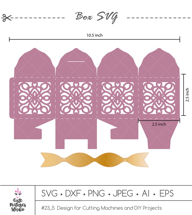 Cake Candy Chocolate Box Cricut Svg Wedding Favor Box Svg Cricut Template Gift Party Laser Cutting Box 23 5 Wedding Gift Box Svg Cut File Clip Art Art Collectibles Deshpandefoundationindia Org