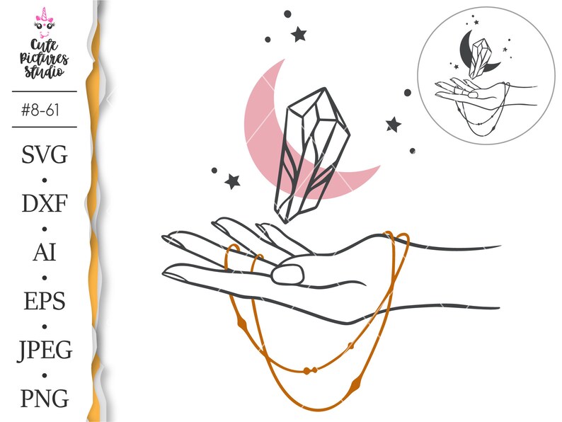 Download Art Collectibles Clip Art Witch S Hand Cricut Svg Esoteric Moon Svg Png Moon Crystal Cricut Svg Clipart Sacred Geometry Svg Cut File 8 61 Mystical Sign Svg Png