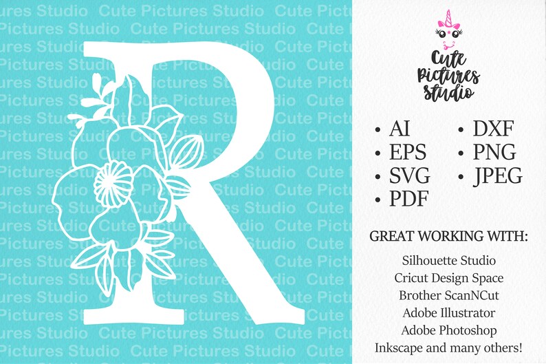 Download Cut File Silhouette Svg Wedding Monogram Svg Vinyl Cut Png Cricut Svg Botanical Initial Svg Floral Letter R Svg Dxf Papercut Svg Clip Art Art Collectibles Shantived Com