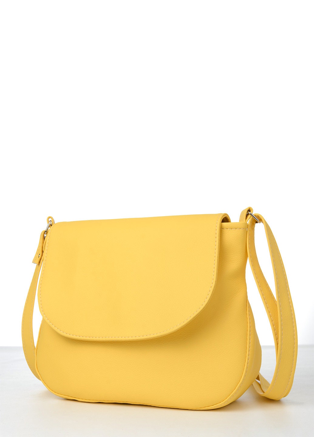 Yellow Crossbody Bag, Eco-friendly Women's Shoulder Bag