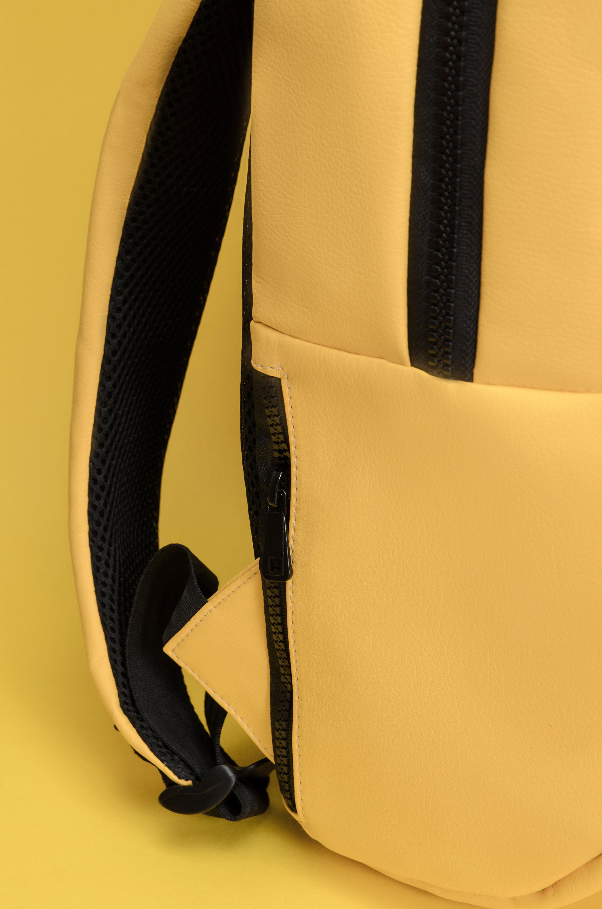 Yellow Backpack Woman's Backpack Eco Leather Backpack - Etsy UK