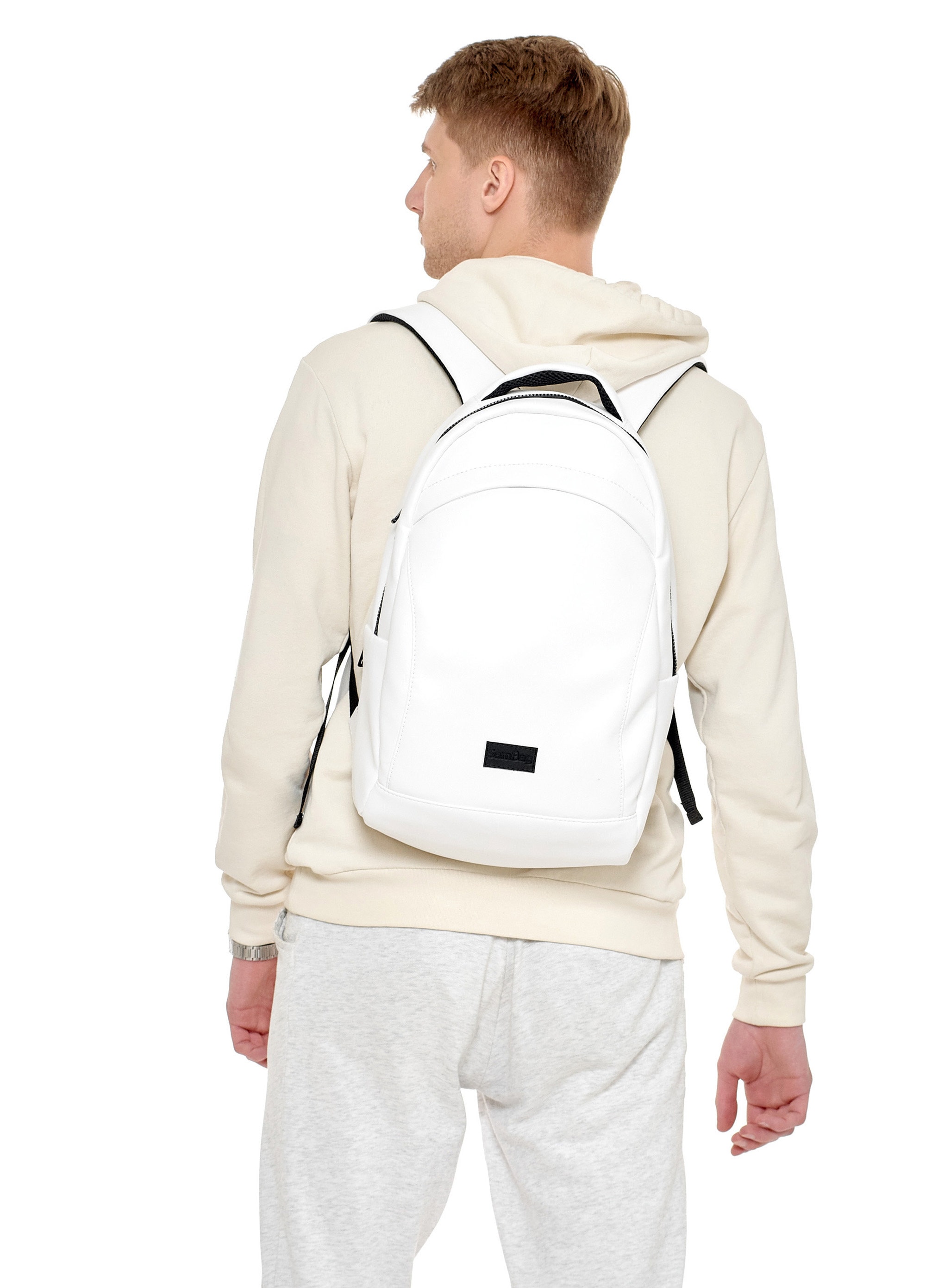 White Backpack, Man Backpack, Eco Leather Backpack, Backpack White Backpack, Man Backpack, Eco Leather Backpack, Backpack
