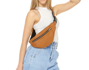 Crossbody Fanny Pack, Hip Bag Gürteltasche für Frauen, Reise- und Freizeittasche, verstellbarer Hüftgurt, kleine Freisprechtasche, Geschenk für Sie