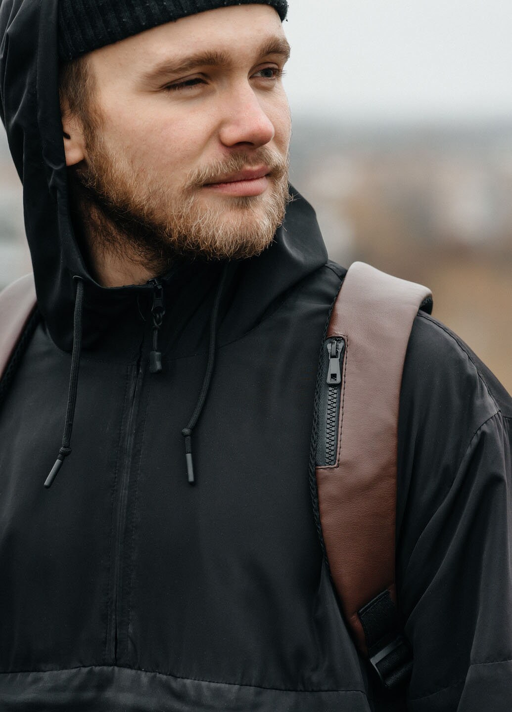 Brown Backpack Man's Backpack Eco Leather Backpack Etsy