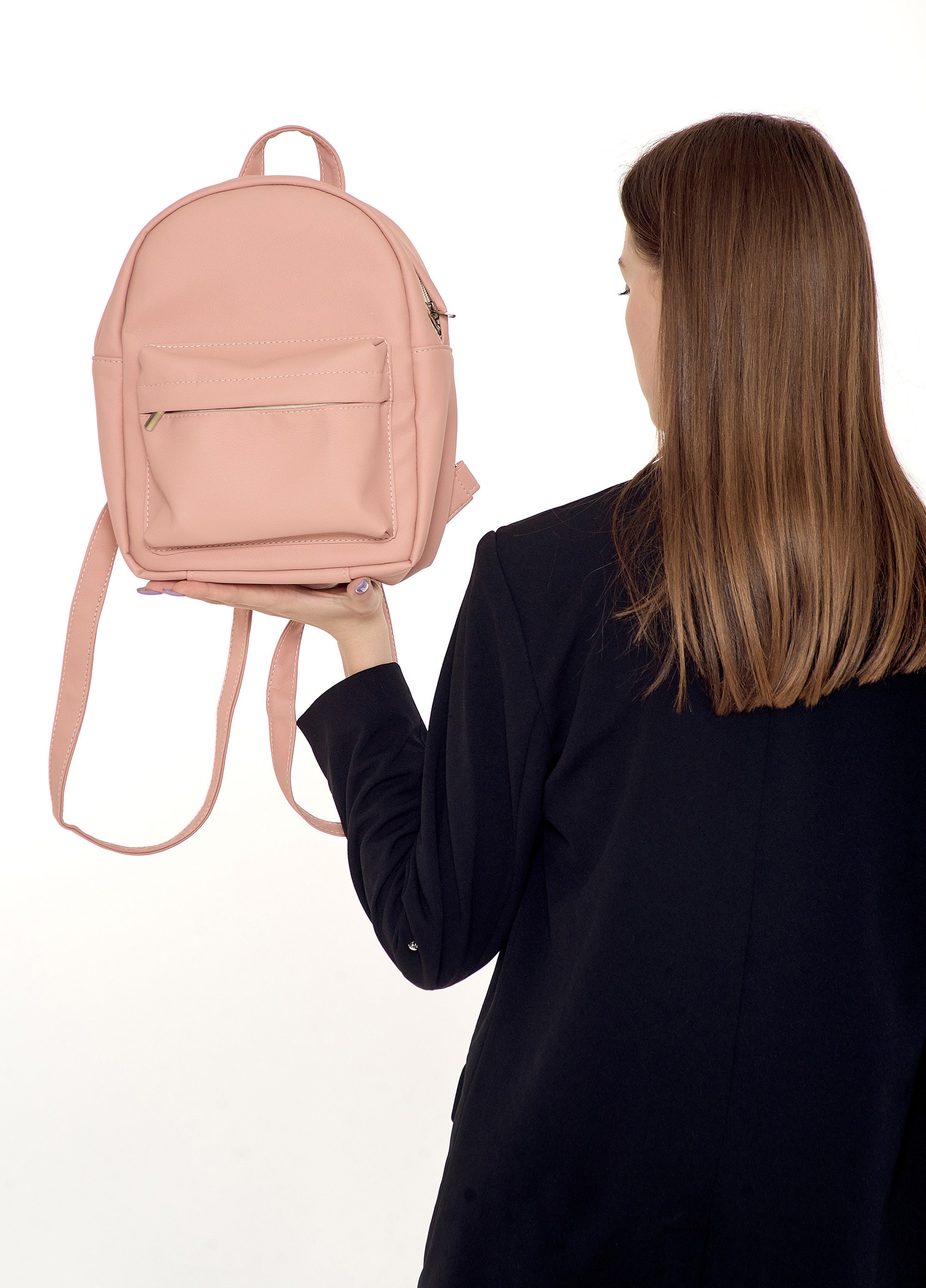 H & M - Small backpack - Pink, Compare