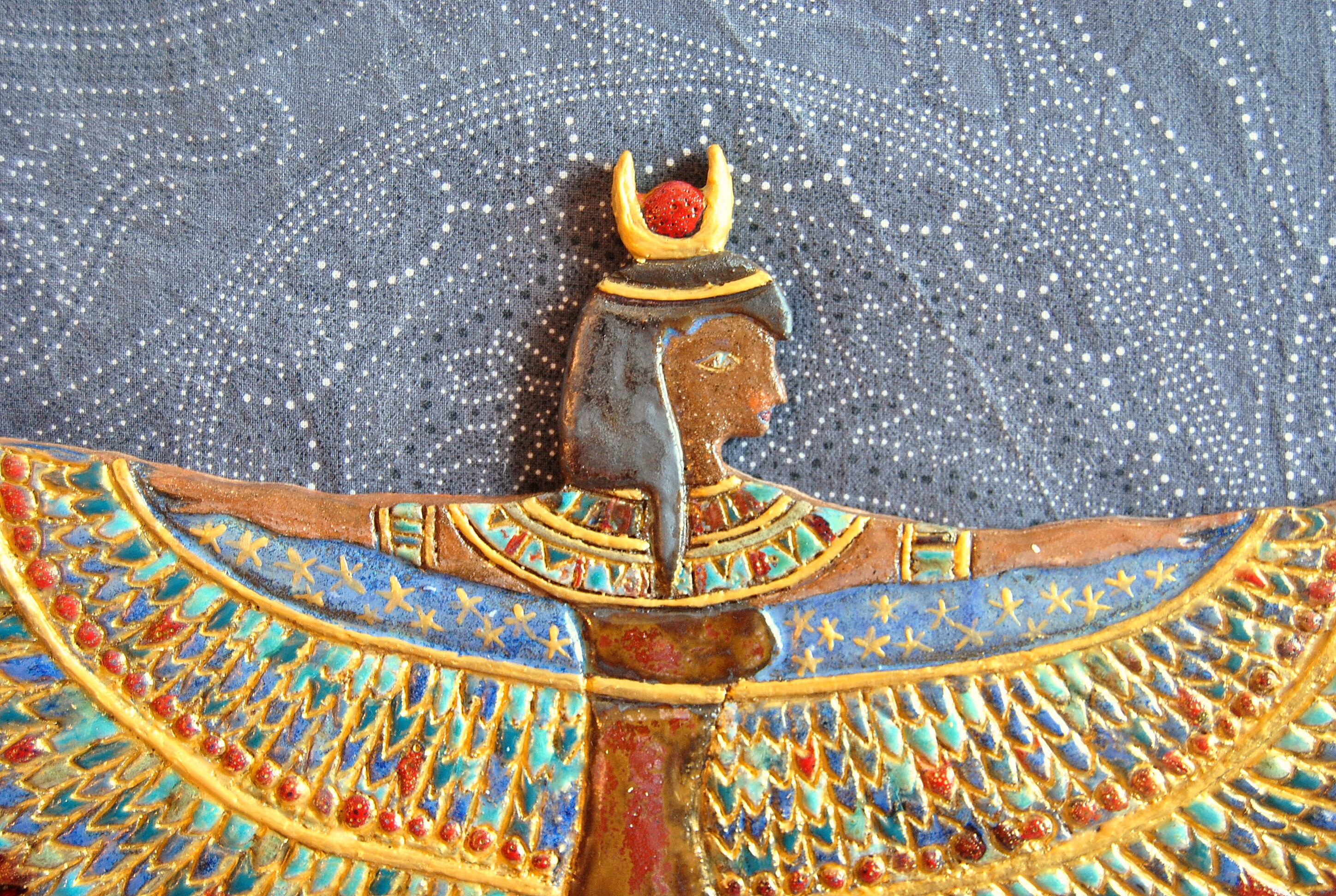 Antike Ägypten Isis Göttin Ägyptische Kunst Ägyptisches Dekor | Etsy
