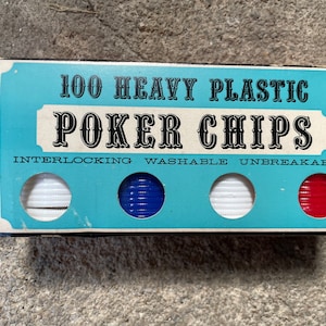 ヴィンテージ ヘビープラスチック ポーカーチップ