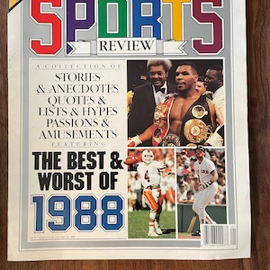 Jahrgang 1989 März Sport illustriert Zeitschrift, National Sports Bewertung 1988
