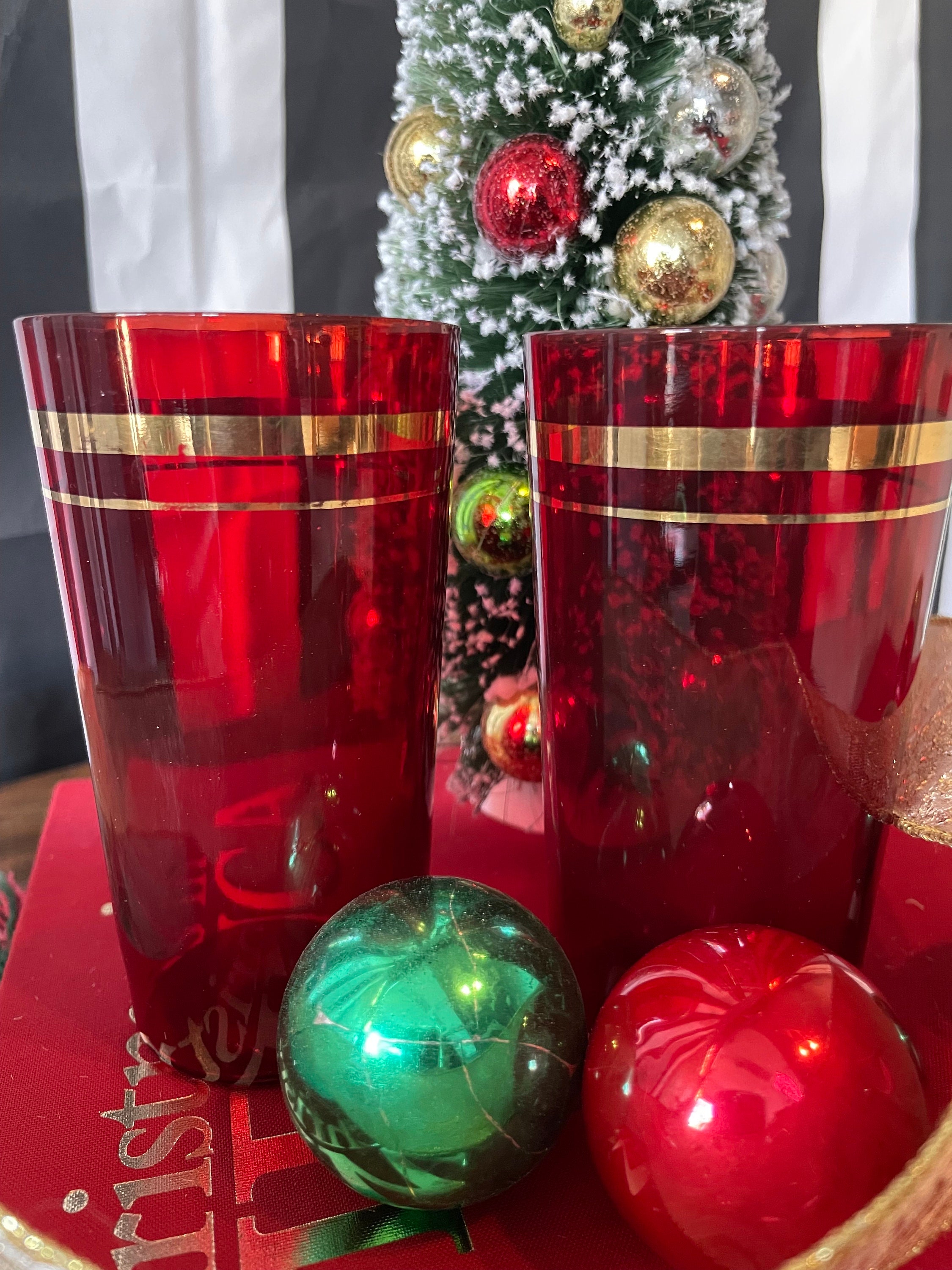 Red Ruby Color Crystal Holiday Love, Christmas, Holiday Colored Crystal  Wine Glass 6 Set, Gift For H…See more Red Ruby Color Crystal Holiday Love